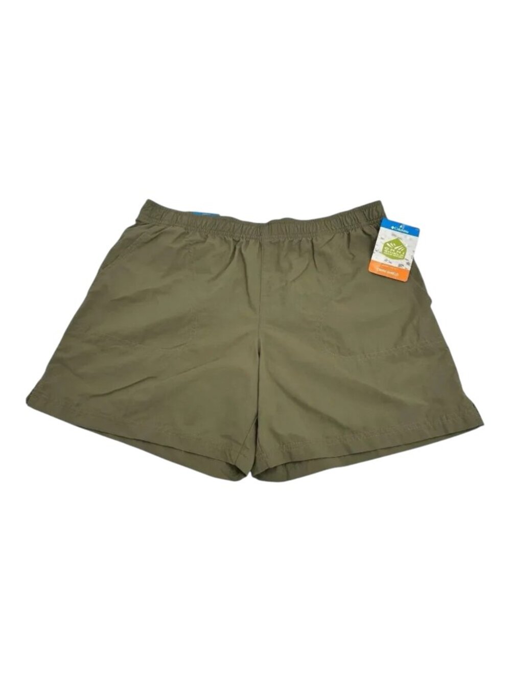 Columbia Sandy River Shorts II Womens Medium Green 5" Omni-Shield Outdoor Hiking